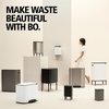 image:imageBrabantia Bo Pedal Bin 32 Gallon12L Lilac Pink SoftClosing Kitchen Garbage Can StepOn Trash Can with Removable Inner Bucket PerfectFit Trash Bag Pack IncludedSoft Beige