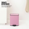 image:imageBrabantia Bo Pedal Bin 32 Gallon12L Lilac Pink SoftClosing Kitchen Garbage Can StepOn Trash Can with Removable Inner Bucket PerfectFit Trash Bag Pack IncludedLilac Pink