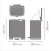image:imageBrabantia Bo Pedal Bin 32 Gallon12L Lilac Pink SoftClosing Kitchen Garbage Can StepOn Trash Can with Removable Inner Bucket PerfectFit Trash Bag Pack IncludedSoft Beige
