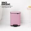 image:imageBrabantia Bo Pedal Bin 32 Gallon12L Lilac Pink SoftClosing Kitchen Garbage Can StepOn Trash Can with Removable Inner Bucket PerfectFit Trash Bag Pack IncludedLilac Pink