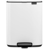 image:imageBrabantia Bo Pedal Bin 32 Gallon12L Lilac Pink SoftClosing Kitchen Garbage Can StepOn Trash Can with Removable Inner Bucket PerfectFit Trash Bag Pack IncludedWhite