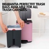 image:imageBrabantia Bo Pedal Bin 32 Gallon12L Lilac Pink SoftClosing Kitchen Garbage Can StepOn Trash Can with Removable Inner Bucket PerfectFit Trash Bag Pack IncludedLilac Pink