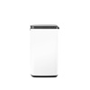 image:imageBrabantia Bo Small LiftOpen Trash Can  18 Gal  7L  Matt Steel FPP  WallMountableFree Standing Bedroom Bathroom Nursery Trash Can Removable Inner Bucket NonSlip Base  Trash BagsWhite