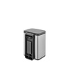 image:imageBrabantia Bo Small LiftOpen Trash Can  18 Gal  7L  Matt Steel FPP  WallMountableFree Standing Bedroom Bathroom Nursery Trash Can Removable Inner Bucket NonSlip Base  Trash BagsMatt Steel Fingerprint Proof