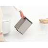 image:imageBrabantia Bo Small LiftOpen Trash Can  18 Gal  7L  Matt Steel FPP  WallMountableFree Standing Bedroom Bathroom Nursery Trash Can Removable Inner Bucket NonSlip Base  Trash BagsMatt Steel Fingerprint Proof