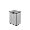 image:imageBrabantia Bo Small LiftOpen Trash Can  18 Gal  7L  Matt Steel FPP  WallMountableFree Standing Bedroom Bathroom Nursery Trash Can Removable Inner Bucket NonSlip Base  Trash BagsMatt Steel Fingerprint Proof