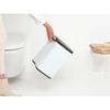 image:imageBrabantia Bo Small LiftOpen Trash Can  18 Gal  7L  Matt Steel FPP  WallMountableFree Standing Bedroom Bathroom Nursery Trash Can Removable Inner Bucket NonSlip Base  Trash BagsWhite