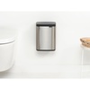 image:imageBrabantia Bo Small LiftOpen Trash Can  18 Gal  7L  Matt Steel FPP  WallMountableFree Standing Bedroom Bathroom Nursery Trash Can Removable Inner Bucket NonSlip Base  Trash BagsMatt Steel Fingerprint Proof