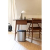 image:imageBrabantia Bo Small LiftOpen Trash Can  18 Gal  7L  Matt Steel FPP  WallMountableFree Standing Bedroom Bathroom Nursery Trash Can Removable Inner Bucket NonSlip Base  Trash BagsMatt Steel Fingerprint Proof