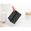 image:imageBrabantia Bo Small LiftOpen Trash Can  18 Gal  7L  Matt Steel FPP  WallMountableFree Standing Bedroom Bathroom Nursery Trash Can Removable Inner Bucket NonSlip Base  Trash BagsMatt Black