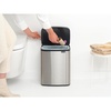 image:imageBrabantia Bo Small LiftOpen Trash Can  32 Gal  12L  Matt Black  Free Standing Bedroom Bathroom Nursery Trash Can Removable Inner Bucket NonSlip Base  Trash BagsMatt Steel Fingerprint Proof