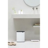 image:imageBrabantia Bo Small LiftOpen Trash Can  32 Gal  12L  Matt Black  Free Standing Bedroom Bathroom Nursery Trash Can Removable Inner Bucket NonSlip Base  Trash BagsWhite