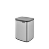 image:imageBrabantia Bo Small LiftOpen Trash Can  32 Gal  12L  Matt Black  Free Standing Bedroom Bathroom Nursery Trash Can Removable Inner Bucket NonSlip Base  Trash BagsMatt Steel Fingerprint Proof