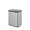 image:imageBrabantia Bo Small LiftOpen Trash Can  32 Gal  12L  Matt Black  Free Standing Bedroom Bathroom Nursery Trash Can Removable Inner Bucket NonSlip Base  Trash BagsMatt Steel Fingerprint Proof