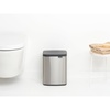 image:imageBrabantia Bo Small LiftOpen Trash Can  32 Gal  12L  Matt Black  Free Standing Bedroom Bathroom Nursery Trash Can Removable Inner Bucket NonSlip Base  Trash BagsMatt Steel Fingerprint Proof