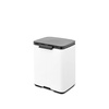 image:imageBrabantia Bo Small LiftOpen Trash Can  32 Gal  12L  Matt Black  Free Standing Bedroom Bathroom Nursery Trash Can Removable Inner Bucket NonSlip Base  Trash BagsWhite