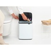image:imageBrabantia Bo Small LiftOpen Trash Can  32 Gal  12L  Matt Black  Free Standing Bedroom Bathroom Nursery Trash Can Removable Inner Bucket NonSlip Base  Trash BagsWhite