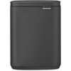image:imageBrabantia Bo Small LiftOpen Trash Can  32 Gal  12L  Soft Beige  Free Standing Bedroom Bathroom Nursery Trash Can Removable Inner Bucket NonSlip Base  Trash BagsMineral Infinite Gray