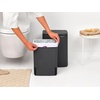image:imageBrabantia Bo Small LiftOpen Trash Can  32 Gal  12L  Soft Beige  Free Standing Bedroom Bathroom Nursery Trash Can Removable Inner Bucket NonSlip Base  Trash BagsMineral Infinite Gray