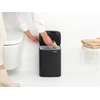 image:imageBrabantia Bo Small LiftOpen Trash Can  32 Gal  12L  Soft Beige  Free Standing Bedroom Bathroom Nursery Trash Can Removable Inner Bucket NonSlip Base  Trash BagsMatt Black