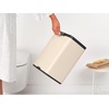 image:imageBrabantia Bo Small LiftOpen Trash Can  32 Gal  12L  Soft Beige  Free Standing Bedroom Bathroom Nursery Trash Can Removable Inner Bucket NonSlip Base  Trash BagsSoft Beige