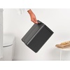 image:imageBrabantia Bo Small LiftOpen Trash Can  32 Gal  12L  Soft Beige  Free Standing Bedroom Bathroom Nursery Trash Can Removable Inner Bucket NonSlip Base  Trash BagsMineral Infinite Gray