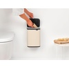 image:imageBrabantia Bo Small LiftOpen Trash Can  32 Gal  12L  Soft Beige  Free Standing Bedroom Bathroom Nursery Trash Can Removable Inner Bucket NonSlip Base  Trash BagsSoft Beige