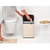 image:imageBrabantia Bo Small LiftOpen Trash Can  32 Gal  12L  Soft Beige  Free Standing Bedroom Bathroom Nursery Trash Can Removable Inner Bucket NonSlip Base  Trash BagsSoft Beige