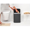 image:imageBrabantia Bo Small LiftOpen Trash Can  32 Gal  12L  Soft Beige  Free Standing Bedroom Bathroom Nursery Trash Can Removable Inner Bucket NonSlip Base  Trash BagsMineral Infinite Gray