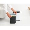 image:imageBrabantia Bo Small LiftOpen Trash Can  32 Gal  12L  Soft Beige  Free Standing Bedroom Bathroom Nursery Trash Can Removable Inner Bucket NonSlip Base  Trash BagsWhite