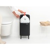image:imageBrabantia Bo Small LiftOpen Trash Can with Raised Legs  18 Gal  7L  Matt Black  Free Standing Bedroom Bathroom Nursery Trash Can Removable Inner Bucket NonSlip Feet   Trash Bags
