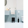 image:imageBrabantia Bo Small LiftOpen Trash Can with Raised Legs  18 Gal  7L  Matt Black  Free Standing Bedroom Bathroom Nursery Trash Can Removable Inner Bucket NonSlip Feet   Trash Bags