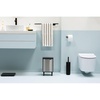 image:imageBrabantia Bo Small LiftOpen Trash Can with Raised Legs  18 Gal  7L  Matt Steel FPP  Free Standing Bedroom Bathroom Nursery Trash Can Removable Inner Bucket NonSlip Feet   Trash Bags