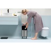 image:imageBrabantia Bo Small LiftOpen Trash Can with Raised Legs  18 Gal  7L  Matt Steel FPP  Free Standing Bedroom Bathroom Nursery Trash Can Removable Inner Bucket NonSlip Feet   Trash Bags