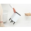image:imageBrabantia Bo Small LiftOpen Trash Can with Raised Legs  18 Gal  7L  White  Free Standing Bedroom Bathroom Nursery Trash Can Removable Inner Bucket NonSlip Feet   Trash Bags