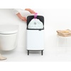 image:imageBrabantia Bo Small LiftOpen Trash Can with Raised Legs  32 Gal  12L  White  Free Standing Bedroom Bathroom Nursery Trash Can Removable Inner Bucket NonSlip Feet   Trash Bags