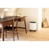image:imageBrabantia Bo Small LiftOpen Trash Can with Raised Legs  32 Gal  12L  White  Free Standing Bedroom Bathroom Nursery Trash Can Removable Inner Bucket NonSlip Feet   Trash Bags