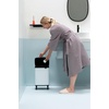 image:imageBrabantia Bo Small LiftOpen Trash Can with Raised Legs  32 Gal  12L  White  Free Standing Bedroom Bathroom Nursery Trash Can Removable Inner Bucket NonSlip Feet   Trash Bags