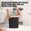 image:imageBrabantia Bo Waste Bin Hi 32 Gallon12L Soft Beige Compact Trash Can for Kitchen SoftClose Garbage Can with Removable Inner Container and Raised Base
