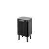 image:imageBrabantia Bo XS Lift Open Trash Can with Raised Legs  11 Gal  4L  Matt Black  Free Standing Bedroom Bathroom Nursery Trash Can Removable Inner Bucket NonSlip Feet   Trash Bags