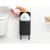image:imageBrabantia Bo XS Lift Open Trash Can with Raised Legs  11 Gal  4L  Matt Black  Free Standing Bedroom Bathroom Nursery Trash Can Removable Inner Bucket NonSlip Feet   Trash Bags