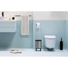image:imageBrabantia Bo XS Lift Open Trash Can with Raised Legs  11 Gal  4L  Matt Steel FPP  Free Standing Bedroom Bathroom Nursery Trash Can Removable Inner Bucket NonSlip Feet   Trash Bags