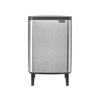 image:imageBrabantia Bo Small LiftOpen Trash Can with Raised Legs  32 Gal  12L  Matt Steel FPP  Free Standing Bedroom Bathroom Nursery Trash Can Removable Inner Bucket NonSlip Feet   Trash Bags