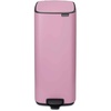 image:imageBrabantia Bo StepOn 8 Gallon Square Trash Can  White  LightPedal SoftClose Kitchen Trash Can Removable Inner Bucket NonSlip Base  Sample Trash Bags IncludedLilac Pink