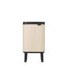 image:imageBrabantia Bo Waste Bin Hi 19 Gallon7L Soft Beige Compact Trash Can for Kitchen SoftClose Garbage Can with Removable Inner Container and Raised Base