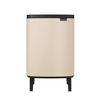 image:imageBrabantia Bo Waste Bin Hi 32 Gallon12L Soft Beige Compact Trash Can for Kitchen SoftClose Garbage Can with Removable Inner Container and Raised Base