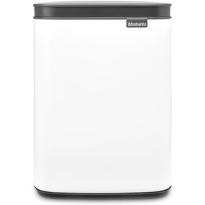 image:imageBrabantia Bo Small LiftOpen Trash Can  32 Gal  12L  Soft Beige  Free Standing Bedroom Bathroom Nursery Trash Can Removable Inner Bucket NonSlip Base  Trash BagsWhite