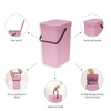 image:imageBrabantia Sort amp Go Recycle Bin 08 Gallon3L Soft Beige SpaceEfficient Recycle Container with Handle Kitchen Garbage Can with Removable StayOpen Lid EasytoClean Trash Can for KitchenLilac Pink