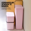 image:imageBrabantia Sort amp Go Recycle Bin 106 Gallon40L Lilac Pink SpaceEfficient Recycle Container with Handle Kitchen Garbage Can with Removable StayOpen Lid EasytoClean Trash Can for Kitchen