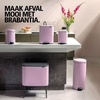 image:imageBrabantia Sort amp Go Recycle Bin 106 Gallon40L Lilac Pink SpaceEfficient Recycle Container with Handle Kitchen Garbage Can with Removable StayOpen Lid EasytoClean Trash Can for Kitchen